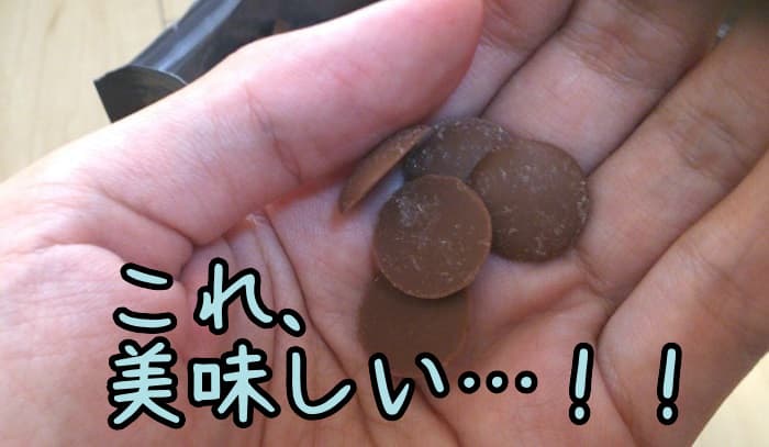 そのまんまディアチョコレートの粒